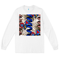 White usa balloons seamless pattern Long Sleeve Tee - BundleAndBundleShop
