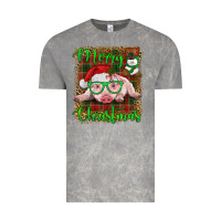 Cloud Rock merry christmas baby pig Vintage Tee - RanaPortraitStore