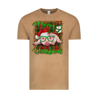 Vintage Camel merry christmas baby pig Vintage Tee - RanaPortraitStore