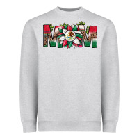 Heather Grey mexican flag sunflower mom leopard Heavyweight Sweatshirt - JahusDesignShop