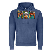 Vintage Denim Mom Cowboy Gnome Vintage Hoodie - CowhideDigitalArt