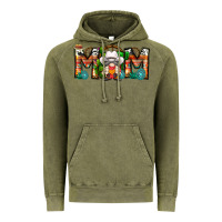 Vintage Olive Mom Cowboy Gnome Vintage Hoodie - CowhideDigitalArt