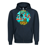 Navy class of 2024 senior Zipper Hoodie - JahusDesignShop