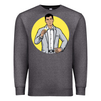 Charcoal Heather sterling archer Premium Sweatshirt - DesigneFamous