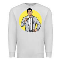 Dove Grey sterling archer Premium Sweatshirt - DesigneFamous