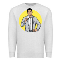 Oatmeal Heather sterling archer Premium Sweatshirt - DesigneFamous