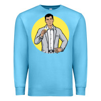 Ocean Blue sterling archer Premium Sweatshirt - DesigneFamous