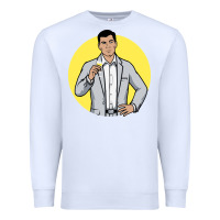 White sterling archer Premium Sweatshirt - DesigneFamous