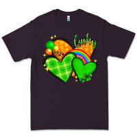 Plum St. Patrick's Day hearts St. Patricks day Premium Tee - HowdyJamesFarm