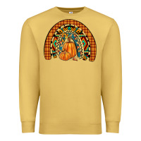 Antique Gold fall pumpkin rainbow Premium Sweatshirt - JahusDesignShop