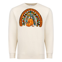 Fall Pumpkin Rainbow Premium Sweatshirt | Teevron
