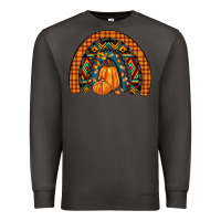 Smoke fall pumpkin rainbow Premium Sweatshirt - JahusDesignShop