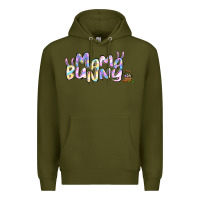 Army Green easter mama bunny Premium Hoodie - Jasminsmagicworld