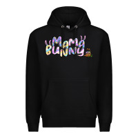 Black easter mama bunny Premium Hoodie - Jasminsmagicworld