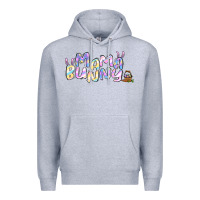 Heather Grey easter mama bunny Premium Hoodie - Jasminsmagicworld