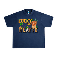 Navy lucky a latte Urban Heavy Tee - FaDigitalArtStudio
