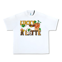 White lucky a latte Urban Heavy Tee - FaDigitalArtStudio