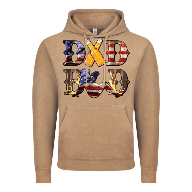 American Flag Dad Bod Vintage Hoodie by LillyAllenDesigns | Teevron