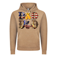 Vintage Coffee American Flag Dad Bod Vintage Hoodie - LillyAllenDesigns