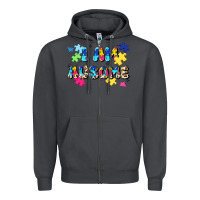Smoke i am ausome Zipper Hoodie - JahusDesignShop