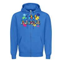 True Royal i am ausome Zipper Hoodie - JahusDesignShop
