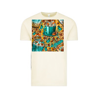 Vintage Arctic american football coffee cups with butterfly and leopard seamless patt Vintage Tee - BundleAndBundleShop