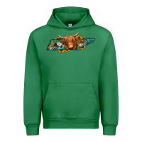 Emerald tennessee map long haired cow Urban Hoodie - Jasminsmagicworld