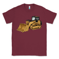 Burgundy bulldozer Classic Tee - Artiststas