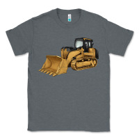 Charcoal Heather bulldozer Classic Tee - Artiststas