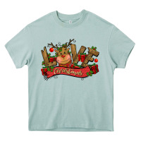 Arona love christmas reindeer Heavy Core Tee - CowGirlArtShop
