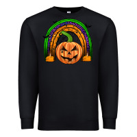 Black halloween rainbow Premium Sweatshirt - JahusDesignShop