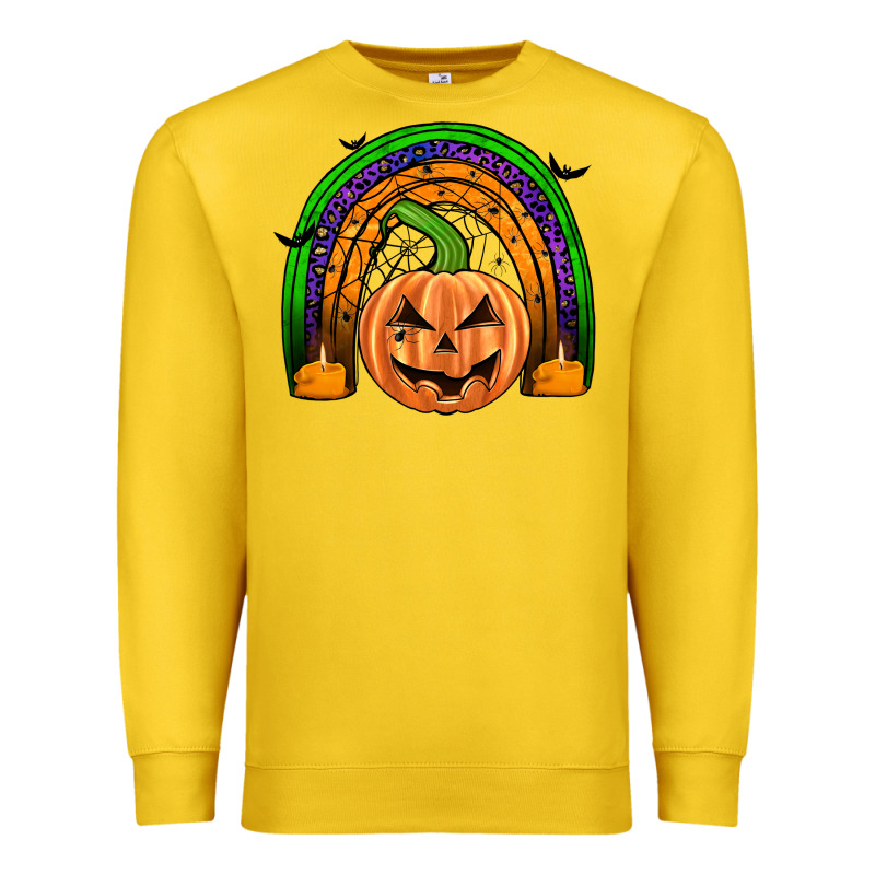 Halloween Rainbow Premium Sweatshirt by JahusDesignShop | Teevron
