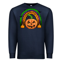 Navy halloween rainbow Premium Sweatshirt - JahusDesignShop