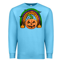 Ocean Blue halloween rainbow Premium Sweatshirt - JahusDesignShop