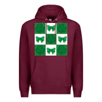 Burgundy st patricks day  2 ös 4.19.29 Premium Hoodie - CowhideDigitalArt