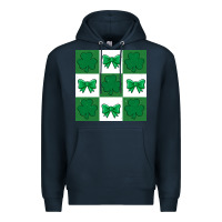 Navy st patricks day  2 ös 4.19.29 Premium Hoodie - CowhideDigitalArt