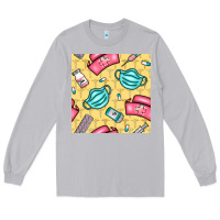 Moon Dust nurse medicine seamless pattern Long Sleeve Tee - BundleAndBundleShop