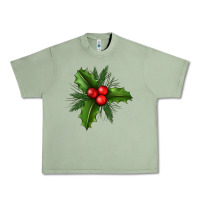 Oil Green Mistletoe Urban Heavy Tee - BundleAndBundleShop