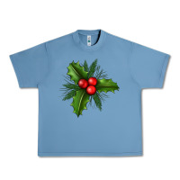 Pebble Blue Mistletoe Urban Heavy Tee - BundleAndBundleShop