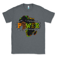 Charcoal Heather Power Black History Classic Tee - HowdyJamesFarm