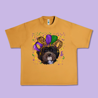 Mardi Gras Havanese Dog With Hat Urban Heavy Tee Designed By Ranaportraitstore