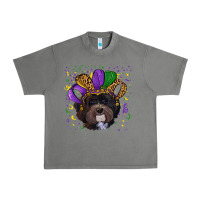 Tornado Mardi Gras Havanese Dog with Hat Urban Heavy Tee - RanaPortraitStore