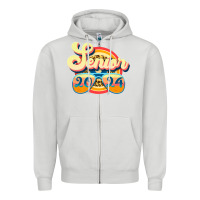 Dove Grey senior 2024 Zipper Hoodie - JahusDesignShop