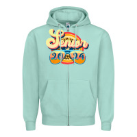 Seafoam senior 2024 Zipper Hoodie - JahusDesignShop