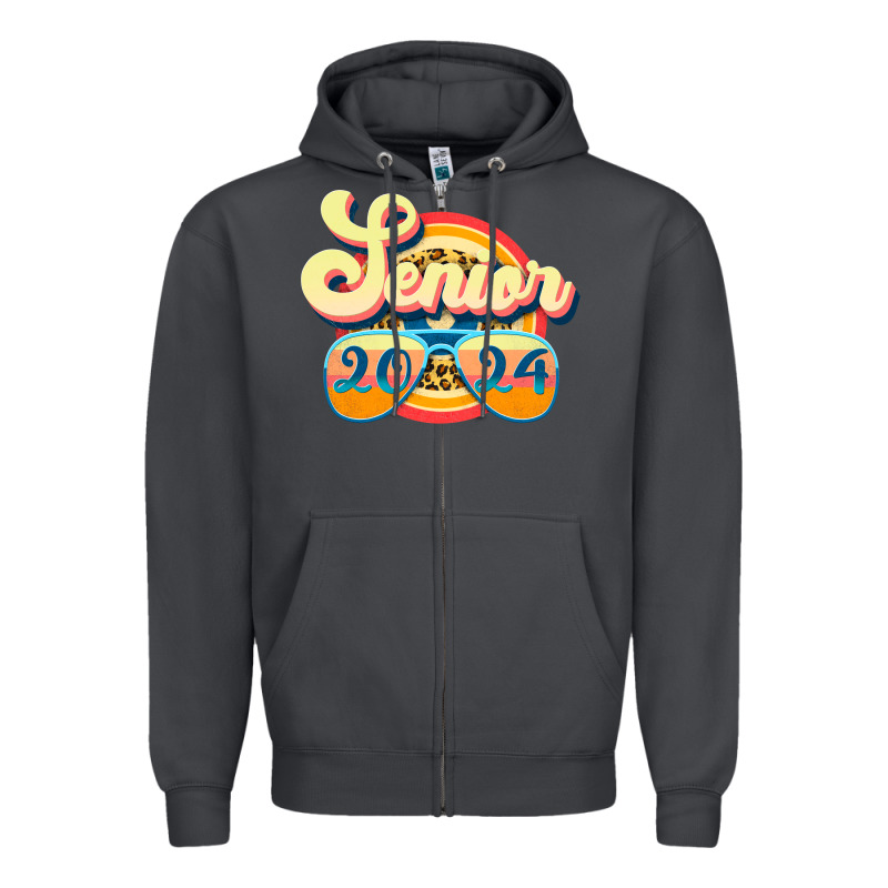 Senior 2024 Zipper Hoodie by JahusDesignShop | Teevron