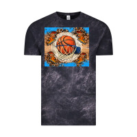 Cloud Black basketball Vintage Tee - FaDigitalArtStudio