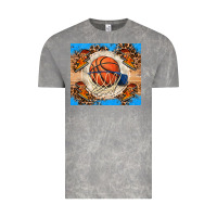 Cloud Rock basketball Vintage Tee - FaDigitalArtStudio