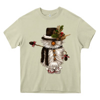 Mossy snowman gnome Heavy Core Tee - CowGirlArtShop