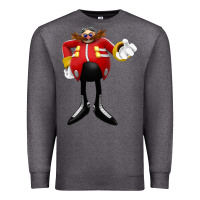Charcoal Heather doctor eggman Premium Sweatshirt - DesigneFamous