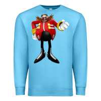 Ocean Blue doctor eggman Premium Sweatshirt - DesigneFamous